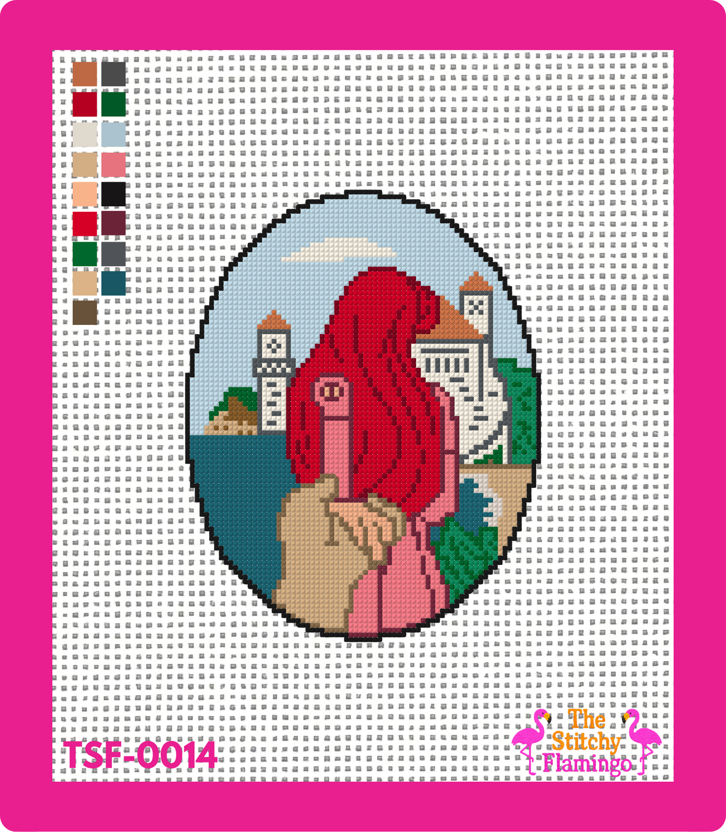 Follow Me, Ariel - Needlepoint Canvas