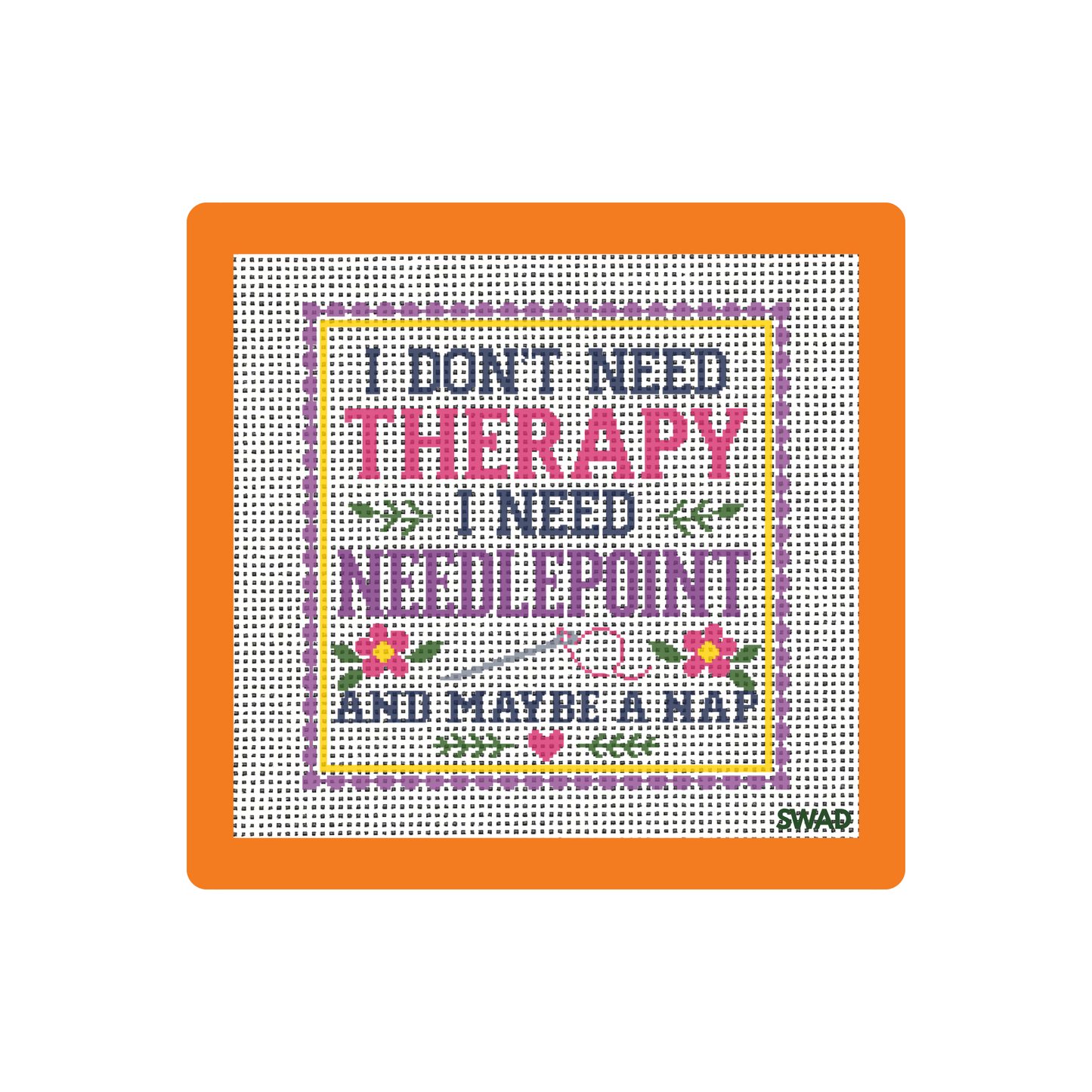 Therapy & Needlepoint Canvas | Needlepoint Canvas | Seaweed Apparel & Design