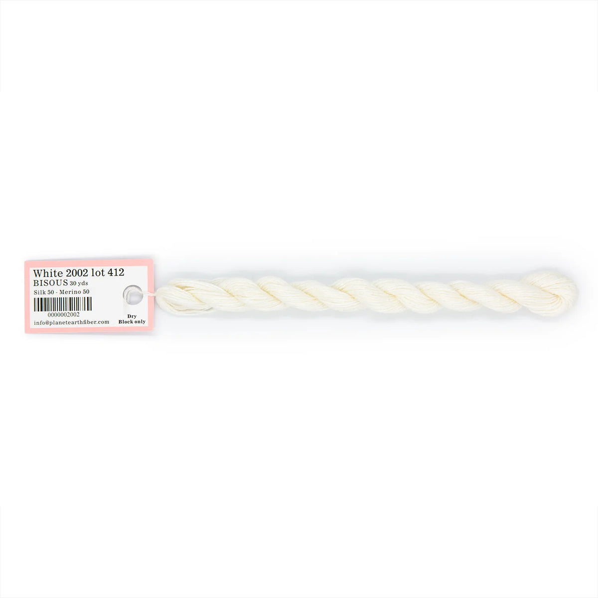 Bisous Skeins - White 2002 - 30 yd skeins