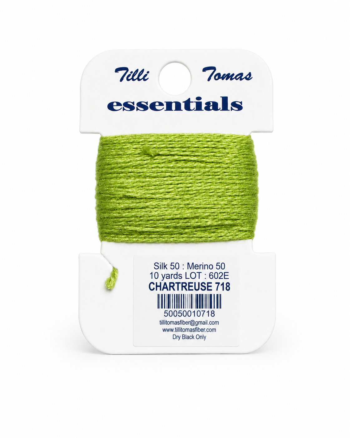 Essentials Card - Chartreuse 718 - 10 yd Card