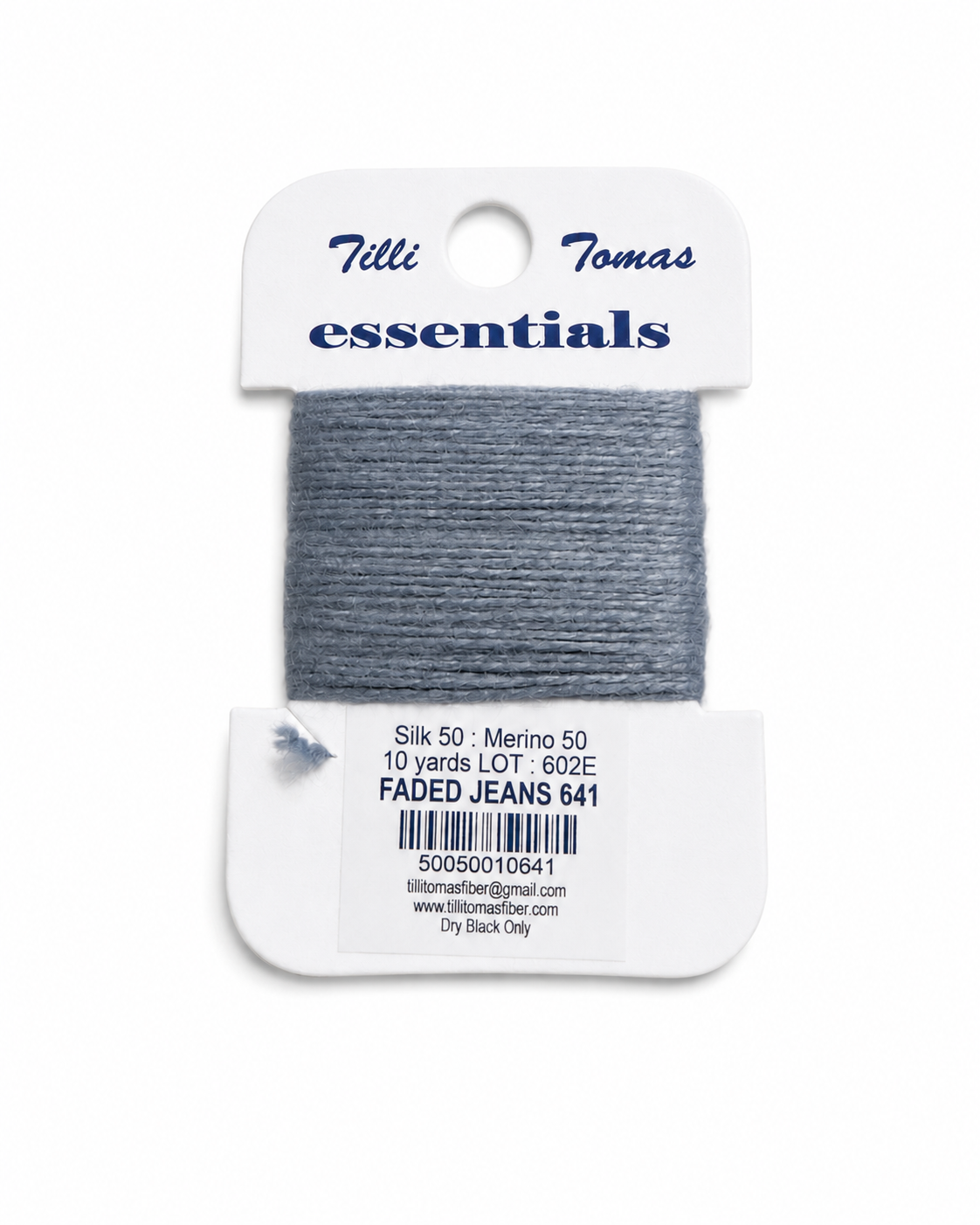 Essentials Card - Faded Jeans 641 - 10 yd Card