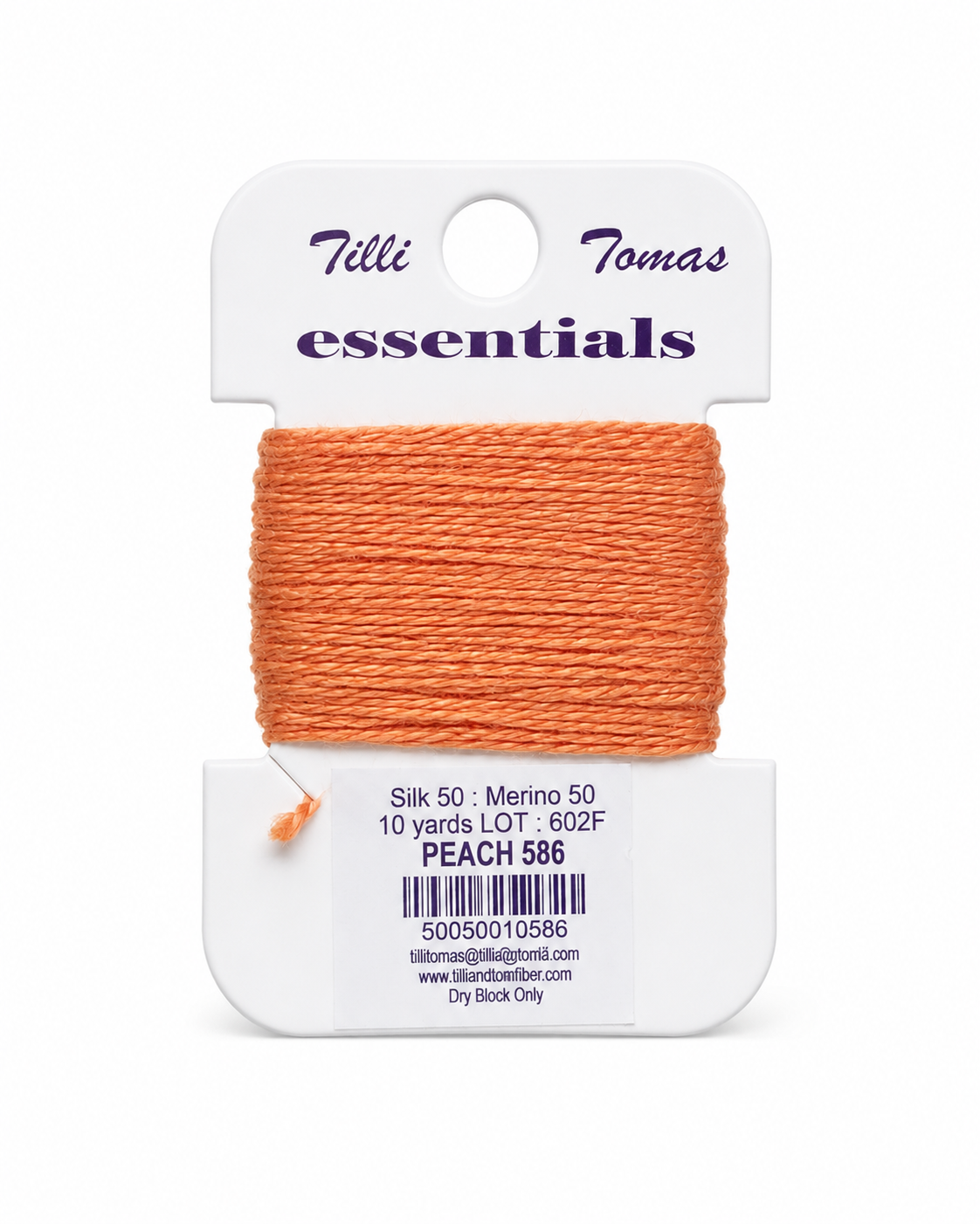 Essentials Card - Peach 586 - 10 yd Card