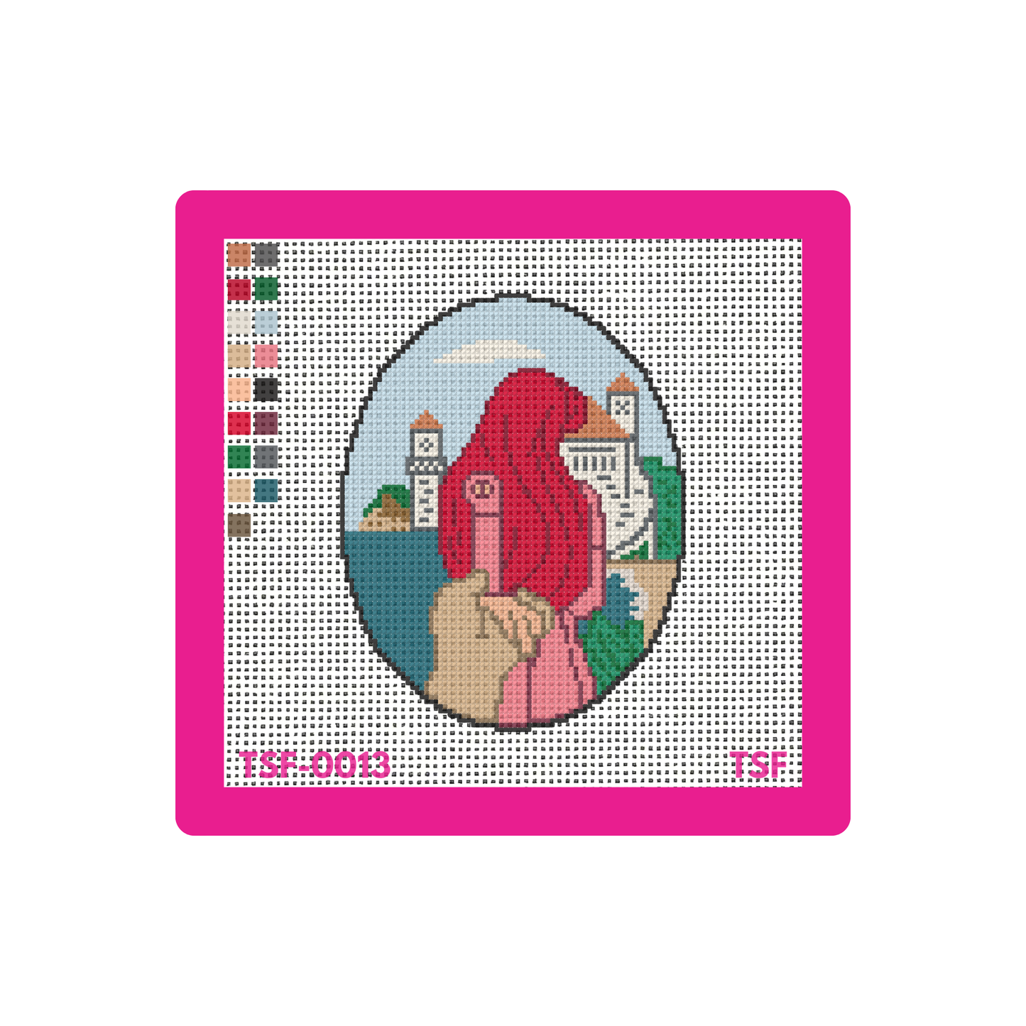 Follow Me, Ariel - Needlepoint Canvas