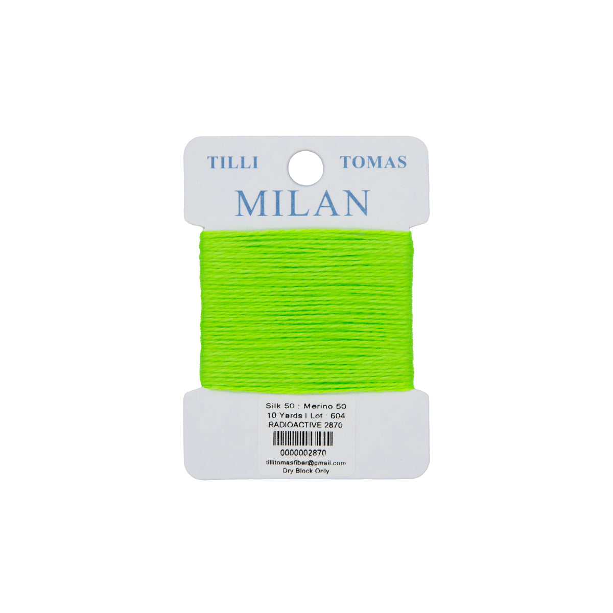 Milan Cards - Radioactive 2870 - 10 yd card