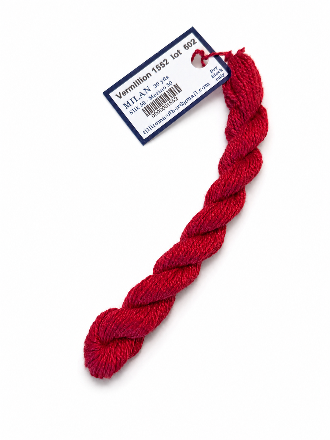 Milan - Vermilion 1552 - 30 yd skeins