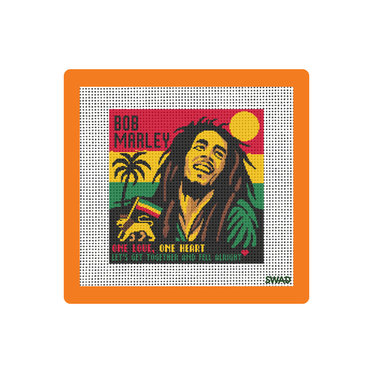 Bob Reggae | Needlepoint Canvas | Seaweed Apparel & Design