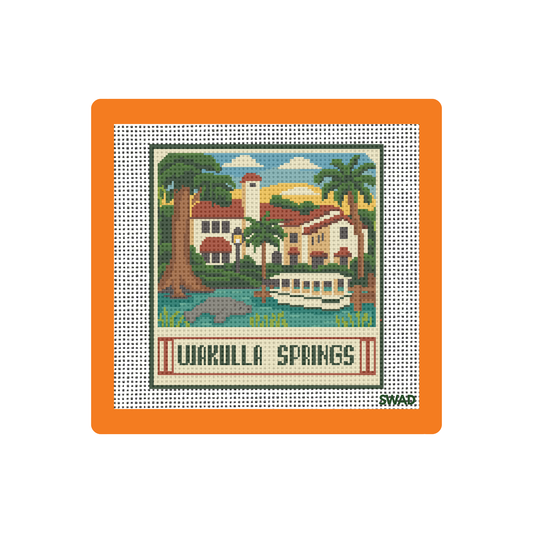 Wakulla Springs | Needlepoint Canvas | Seaweed Apparel & Design