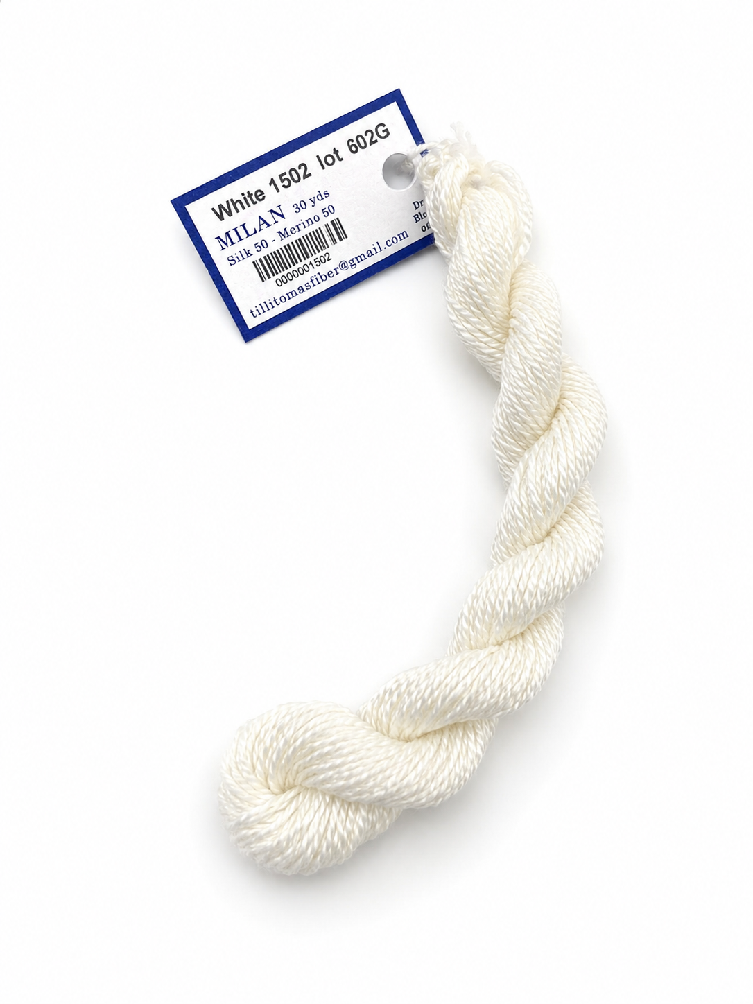 Milan - White 1502 - 30 yd skeins