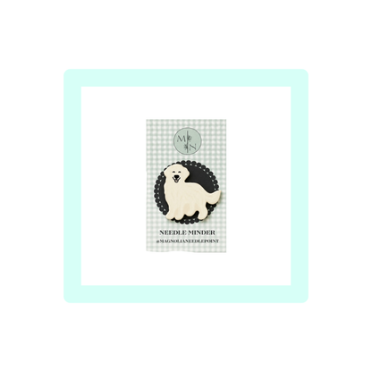 English Cream Golden Retriever Dog Needle Minder | Magnolia Needlepoint
