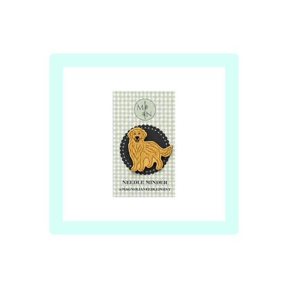 Golden Retriever Dog Needle Minder | Magnolia Needlepoint