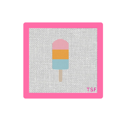 Popsicle - Beginner Friendly - Needlepoint Canvas