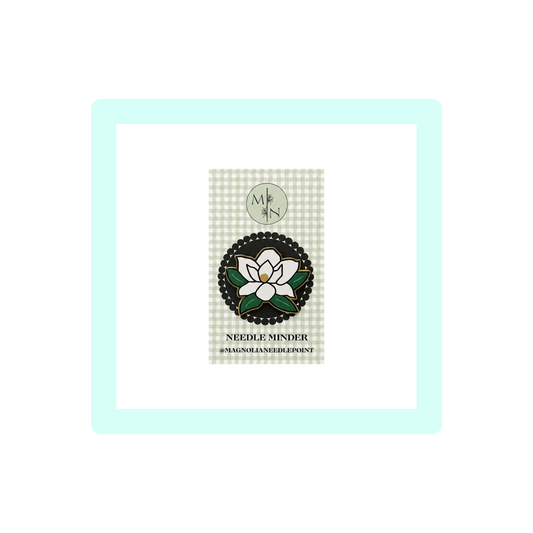 Magnolia Flower Needle Minder | Magnolia Needlepoint