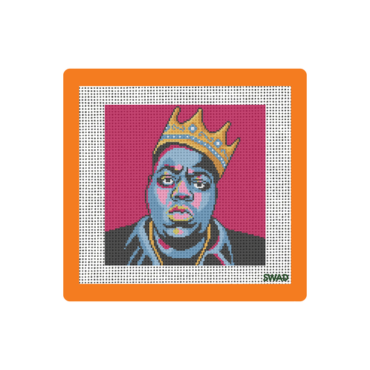 Notorious B.I.G. | Needlepoint Canvas | Seaweed Apparel & Design