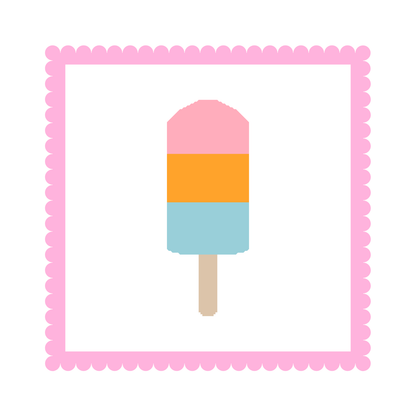 Popsicle - Beginner Friendly - Needlepoint Canvas