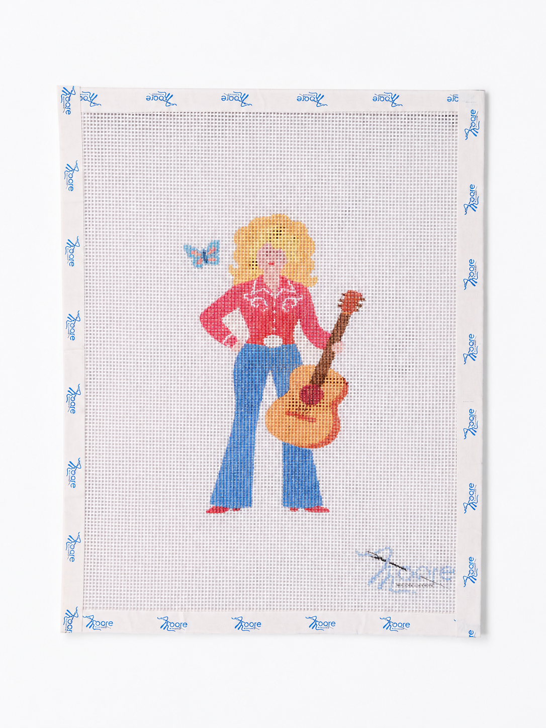Dolly Needlepoint Canvas | 18 Mesh | Moore Stitching