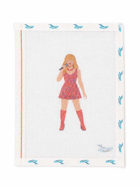Showgirl Needlepoint Canvas | 18 Mesh | Moore Stitching