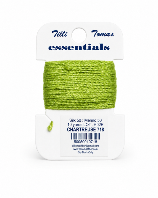 Essentials Card - Chartreuse 718 - 10 yd Card