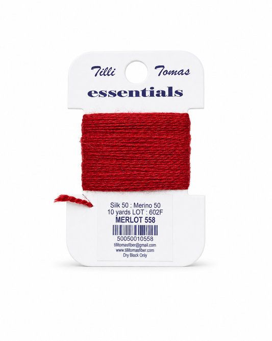 Essentials Card - Merlot 558 - 10 yd Card