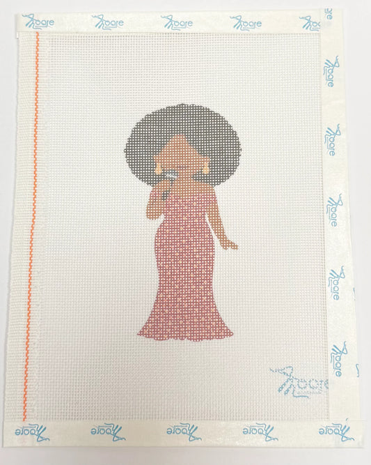 Queen of Motown Needlepoint Canvas | 18 Mesh | Moore Stitching