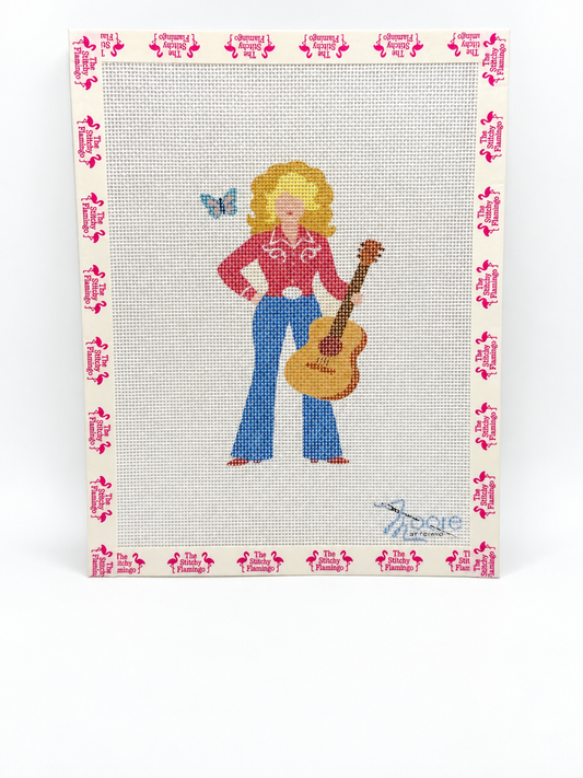 Dolly Needlepoint Canvas | 18 Mesh | Moore Stitching