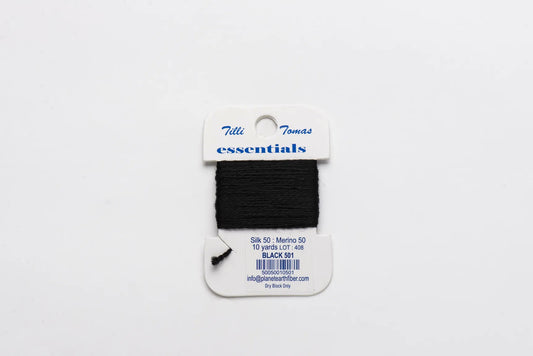 Essentials Card - Black 501 - 10 yd Card