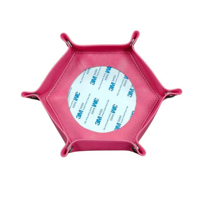 Self-Finishing Hot Pink Needlepoint Snap Tray | Needlepoint Accessories | Threaded & Tipsy