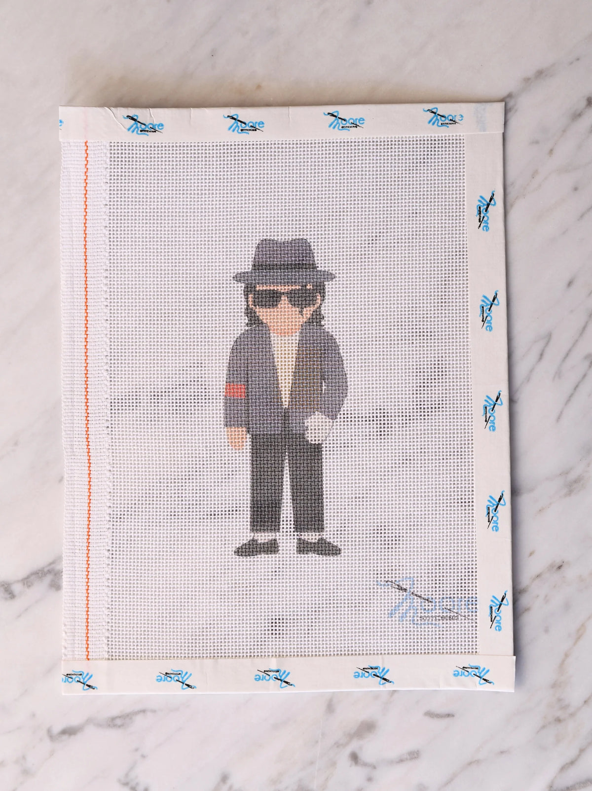 Just Beat It Needlepoint Canvas | 18 Mesh | Moore Stitching
