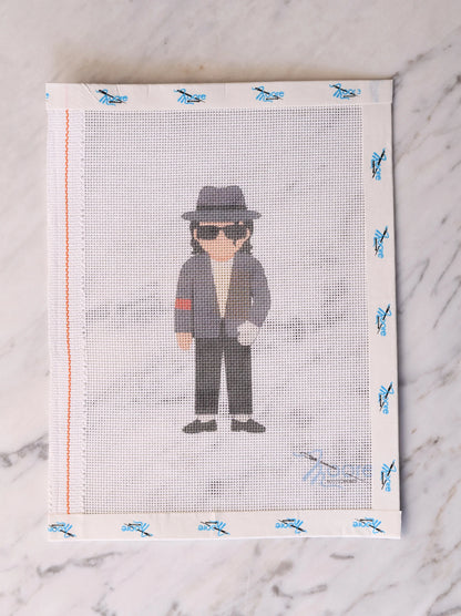 Just Beat It Needlepoint Canvas | 18 Mesh | Moore Stitching