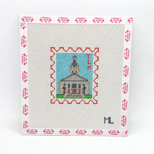 TLH Stamp | Tallahassee Capitol | Hand Painted | ML Designs