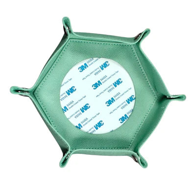 Self-Finishing Mint Needlepoint Snap Tray | Needlepoint Accessories | Threaded & Tipsy
