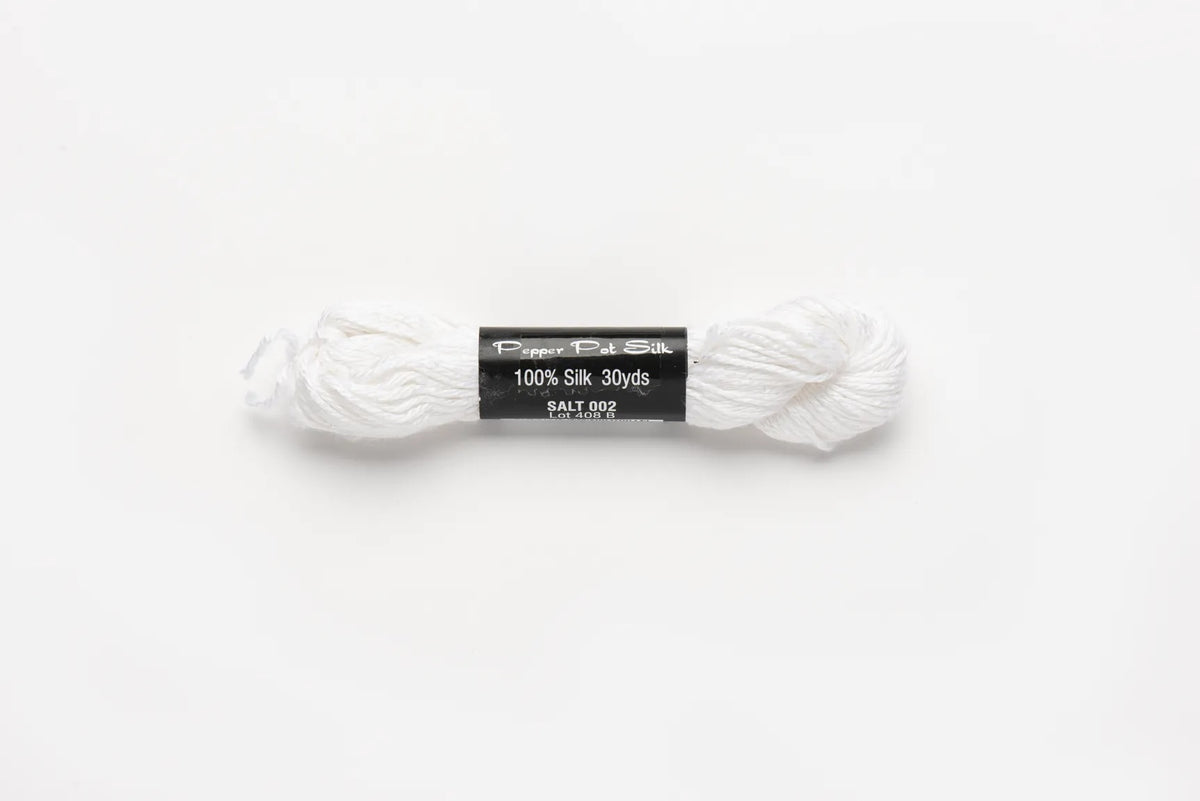 Pepper Pot Silk - Salt (PP-002) - 30 Yard Skein