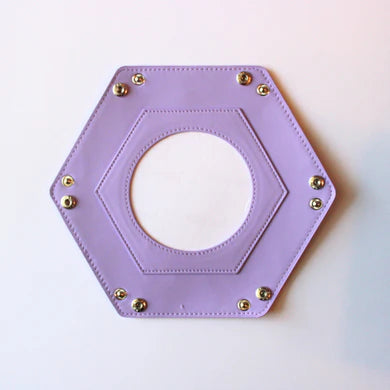 Self-Finishing Purple Needlepoint Snap Tray | Needlepoint Accessories | Threaded & Tipsy