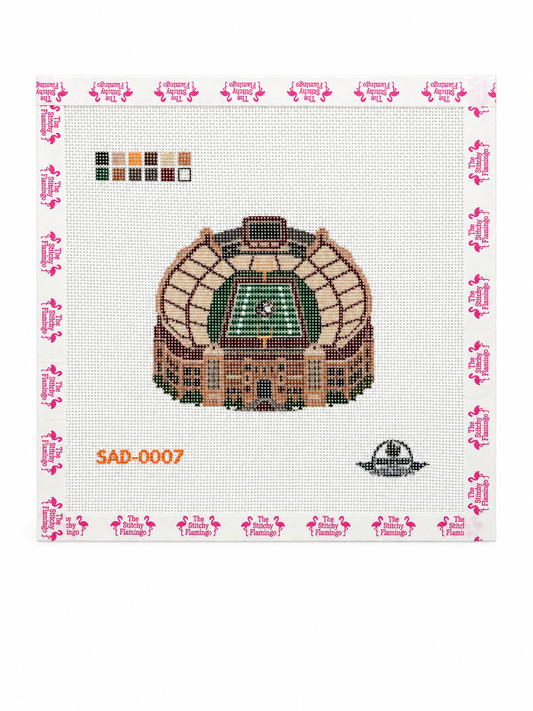 Tallahassee Stadium | Needlepoint Canvas | Seaweed Apparel & Design