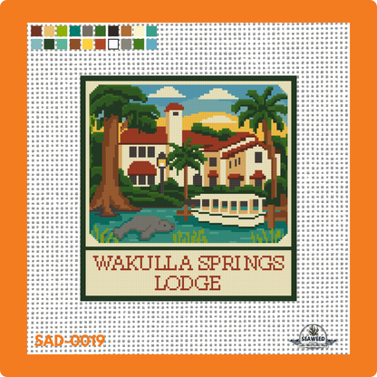 Wakulla Springs | Needlepoint Canvas | Seaweed Apparel & Design