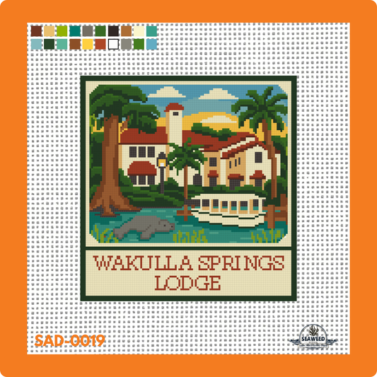 Wakulla Springs | Needlepoint Canvas | Seaweed Apparel & Design