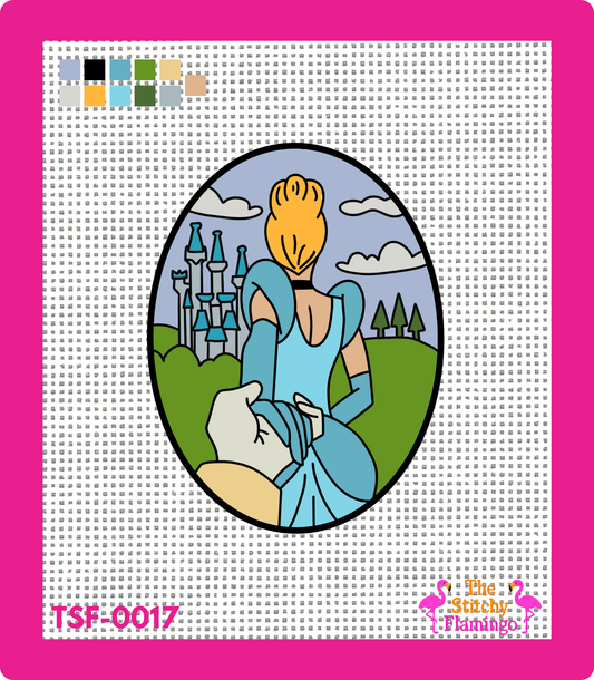 Follow Me, Cinderella - Needlepoint Canvas