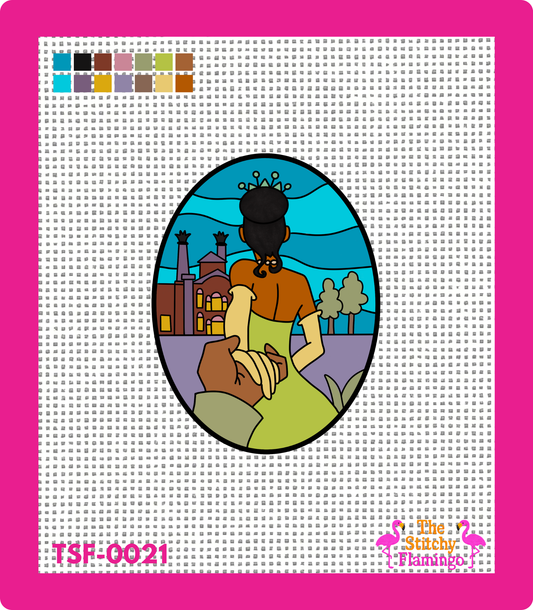 Follow Me, Tiana - Needlepoint Canvas