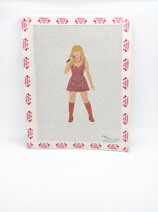 Showgirl Needlepoint Canvas | 18 Mesh | Moore Stitching