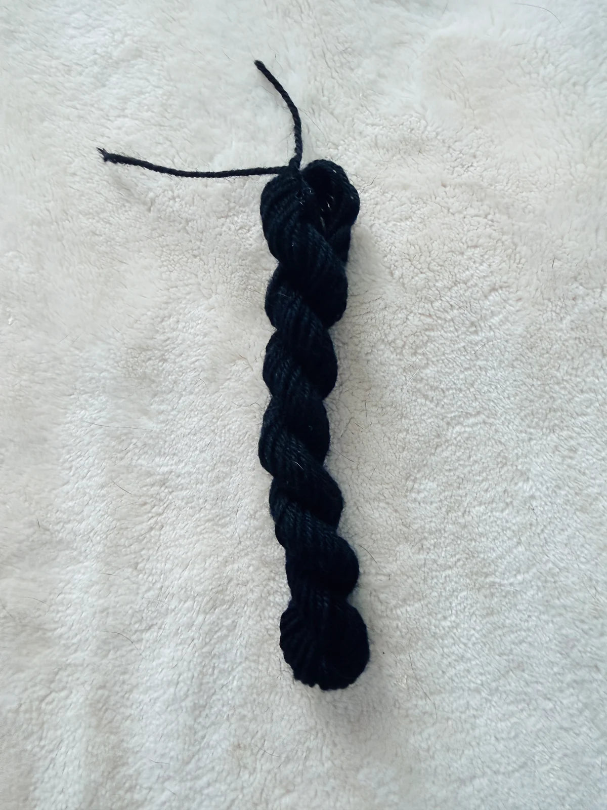 Let's Stitch Studio Fiber -  Black - 10 yd skeins